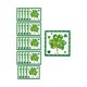 thumbnail image 2 of Vajilla desechable para fiesta temática de San Patricio con diseño de trébol, platos de papel de 18 y 23 cm, vasos de papel y pañuelos, juego de platos de papel con temática de fiesta, vajilla desecha, 2 of 6
