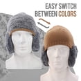 thumbnail image 4 of ARMORAY Beanie Winter Hat for Men and Women with Soft Fur Earmuffs - One Size Fits All, 4 of 7