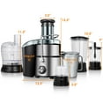 thumbnail image 2 of Gymax Extracteur de Jus Multifonction 5en1 Mixeur Hachoir Robot Culinaire, 2 of 10