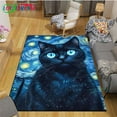 thumbnail image 2 of Exquisite Painting Cat、Dog Pattern Carpet Living Room Bedroom Carpet Yoga Mat Photography Props Area Rug birthday gift, 2 of 7