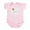 Petal Pink, variant on CafePress - Flower Child Infant Bodysuit - Baby Light Bodysuit, Size Newborn - 24 Months