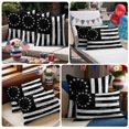 thumbnail image 5 of 2 Pack Outdoor Waterproof Throw Pillows,USA Flag Independence Day Decorative Rectangle Pillow Case Patio Pillows for Chair Couch Sofa 20x12in, 5 of 9