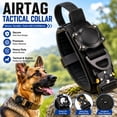 thumbnail image 3 of Waterproof AirTag Dog Collar, Military Tactical Collar with AirTag Holder, Comfortable Control Handle & Metal Buckle, GPS Dog Collar Holder for Medium to Large Dogs, 3 of 7
