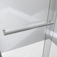 thumbnail image 3 of DreamLine Sapphire-V 56-60 in. W x 76 in. H Bypass Shower Door in Brushed Nickel and Clear Glass, 3 of 5