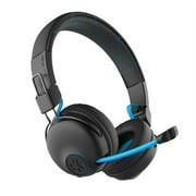 JLab Audio Play Gaming Wireless Headset, Black, 22+ Hour Bluetooth 5 Playtime 60ms Super-Low Latency for Mobile Gameplay, Retractable Boom Mic, AUX Gaming Cord Compatible with Gaming Consoles