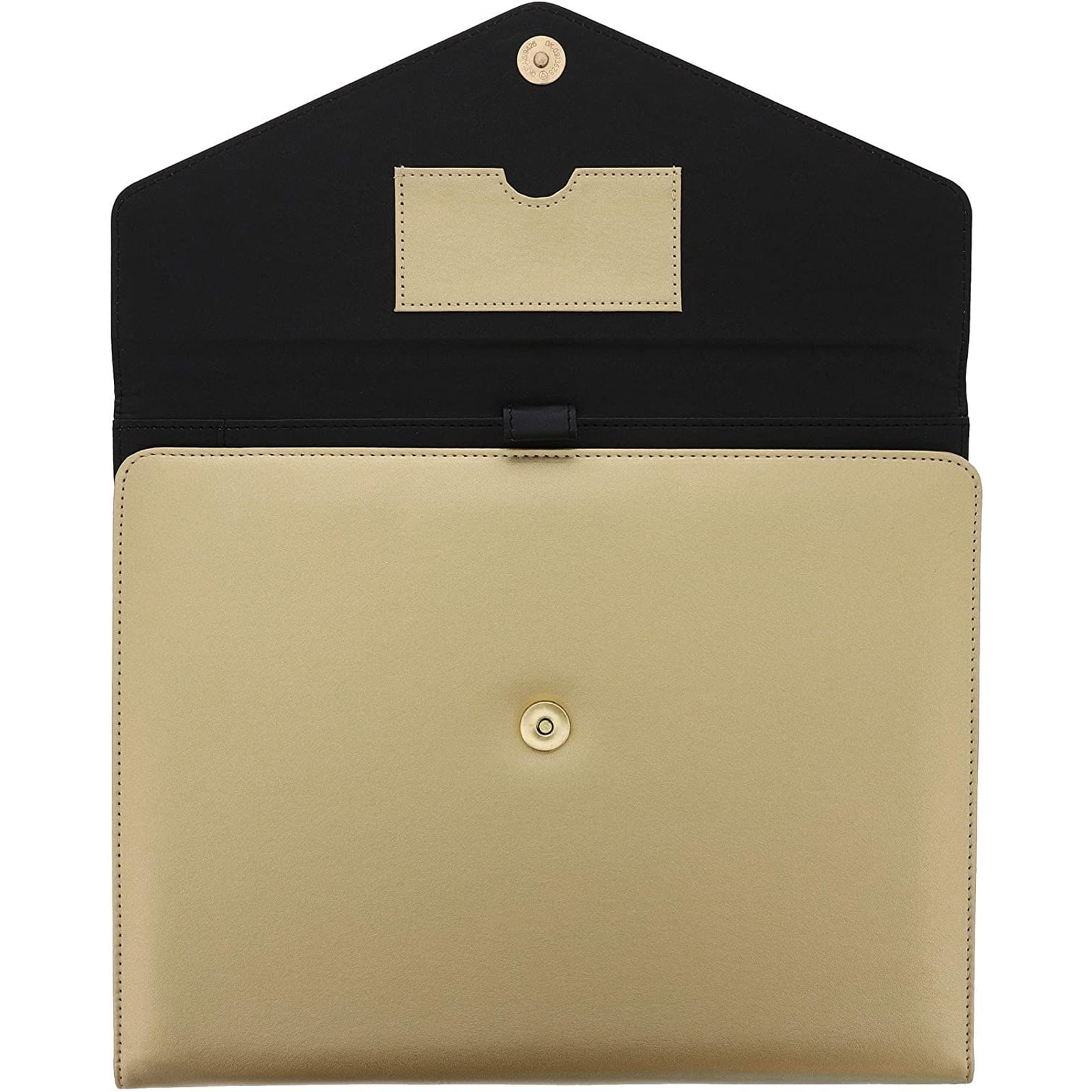 Gold Business Padfolio/Portfolio for Women, 12.6 X 10 inches