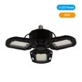 thumbnail image 4 of Luces Led de garaje Lámpara de techo ajustable plegable Led deformable E27 Luz Led para garaje/almacén/taller/balcón/sótano/iluminación de fábrica, 4 of 8