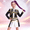 Style B, variant on Halloween Pop Star Costume Set, Black White Stage Performance Outfit for Girl, Gold Chain Print Jacket & Shorts with Tee for Holiday Party Events