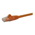thumbnail image 3 of StarTech.com Câble Ethernet CAT6 de 125 Pi, Cordon de Pose PoE RJ45 Sans Accroc 10 Gigabits 650 MHz 100 W, Câble Réseau UTP CAT 6 10 Gbe avec Soulagement des Taches, Orange, Testé par Fluke/le Câblage Est Certifié UL/TA - Catégorie 6 - 24 AWG (N6PATCH125OR) - Câble de Pose - RJ-45 (m) vers RJ-45 (m) - 125 Pi - UTP - CAT 6 - Moulé, Sans Accroc - Orange, 3 of 3