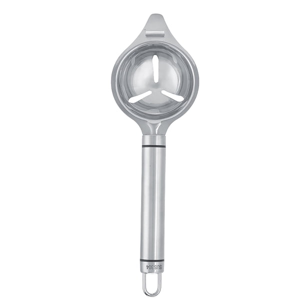 Filador de Yemas y Alargar la Posiciónica de la Posiciónica de la Tarjeta Silver de Acero inoxidable Diseñado Con el Orificio Colgante Separador de Yema para la cocina para el Hogar