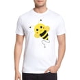 thumbnail image 3 of Playera Blanca Camiseta Unisex Estampada Abejita, 3 of 6