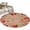 Brown Red, variant on Valentine's Day Love Heart Round Area Rug 3.3Ft Washable Circle Rugs for Dining Room Table, Eucalyptus Red Love Heart Non-Slip Carpet Floor Mats Indoor Outdoor Carpet Runner Aesthetic Home Decor