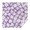 Purple Daisy Flower, variant on Teal Daisy Flower Golden Centers Pattern Square Tablecloth,Waterproof Square Table Cover,Wipeable Spillproof Washable Table Cover for Home Kitchen Party Decor 42"X42"(107x107cm)