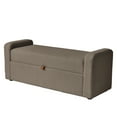 thumbnail image 5 of Better Homes & Gardens Springwood 55.12" Storage Bench, Truffle Brown, 5 of 10