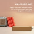 thumbnail image 2 of BRIGHTFUFU 2Pcs Rectangular Wood LED Light Display Base with Display Function for Acrylic Items, 2 of 4