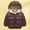 Coffee, variant on Toddler Girl Winter Coat Warm Puffer Jackets Kids Zip up Long Sleeve Thicken Windproof Jacket Outwear Hooded Jackets Toddler Boys Jacket 2-3 Years
