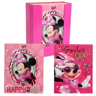 4 Pk, Disney Minnie Mouse Assorted 2-pocket Portfolio Folder | Walmart Canada 4 Pk, Disney Minnie Mouse Assorted 2-pocket Portfolio Folder | Walmart Canada