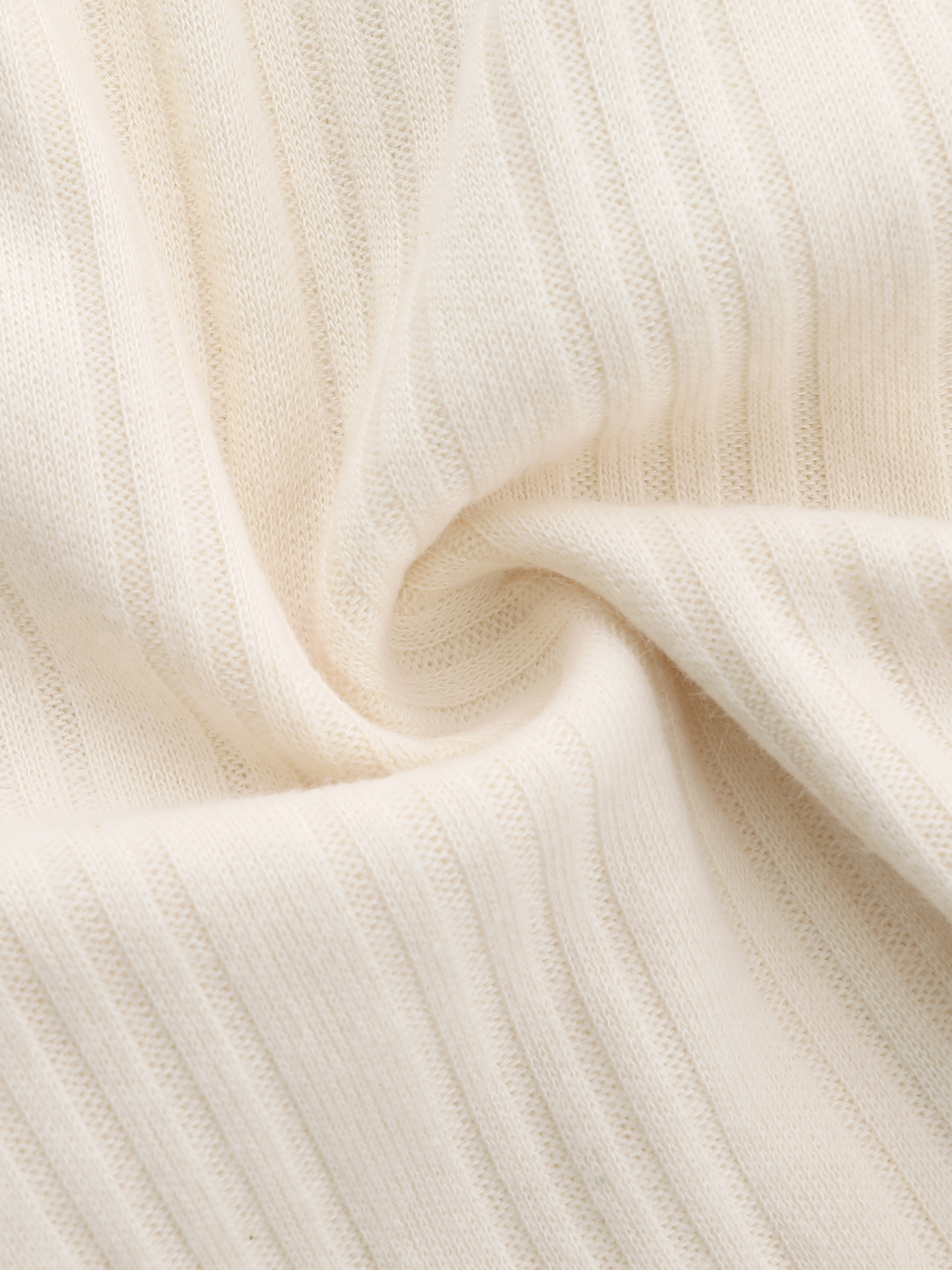 DARING DIVA Women's Cotton Knit Ribbed Elastic Waist Loungewear L White