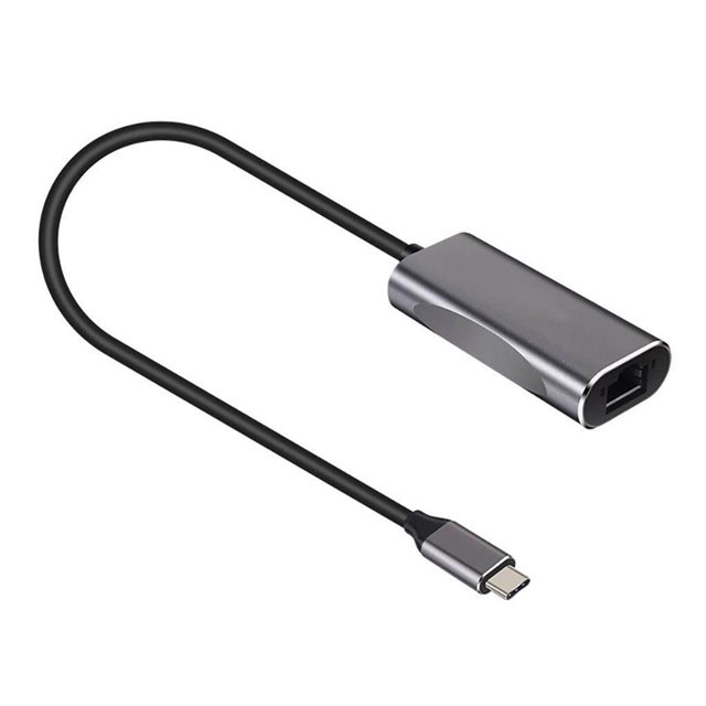thinsony Ethernet Adapter Type-C To Rj45 Aluminum Alloy Portable Ethernet Connector