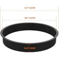 thumbnail image 3 of 40in Smokeless Fire Pit Ring for Outdoor Use, Heavy-Duty Coated Steel, Quick DIY No-Tool Assembly, Efficient Ventilation, Above Ground/in-Ground, Large Capacity, 3 of 7