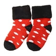 thumbnail image 4 of Lian LifeStyle 5 Pairs Children Cashmere Wool Dotted Socks Boy 0Y-1Y Random Color, 4 of 4