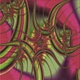 thumbnail image 1 of Ahgly Tapis d'Intérieur Lavable en Machine Carré Rouge Carbone, 5 Pieds Carré, 1 of 7