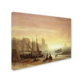 thumbnail image 2 of Trademark Fine Art "The Fishing Fleet" 1862 Canvas Art by Albert Bierstadt, 2 of 3