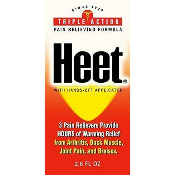 Heet® Pain Relieving Liniment Liquid w/applicator 2.8 fl oz. (84mL) NEW