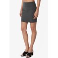 thumbnail image 4 of TheMoogan Women's Basic Stretch Cotton High Waist Double Layer Tube Mini Skirt, 4 of 7