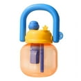 thumbnail image 3 of Botella de agua para niños con copa de vientre grande | Vaso con pajita de plástico esmerilado de 850 ml | Alta capacidad a prueba de fugas | Lindo colgante | Deportes al aire libre unisex para, 3 of 9