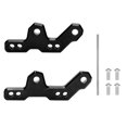 thumbnail image 4 of Reposapiés Pedales Traseros Para Motocicleta Kawasaki Ninja 250 300 Zx-300R Z250 Z300Black Octpeak Negro, 4 of 8