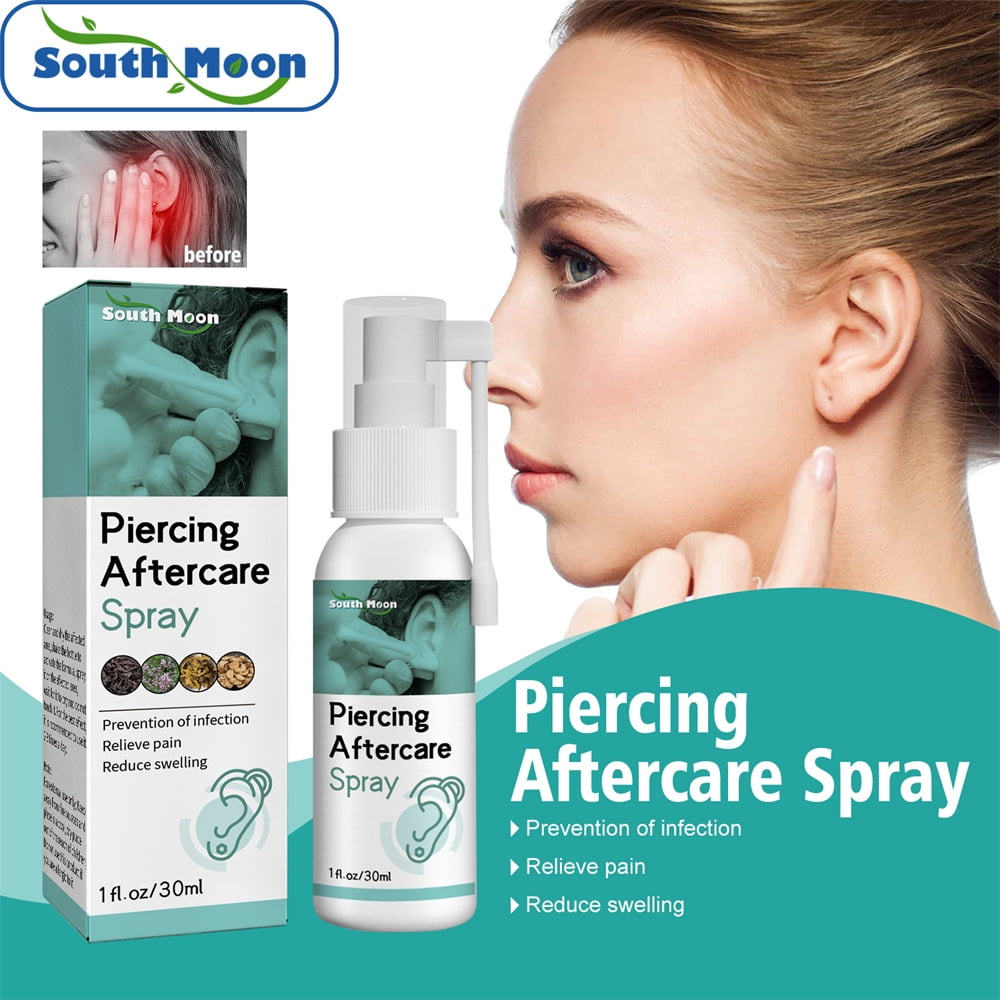 Ear Spray Solution to Shrink Piercing Bumps, Suitable for Ears, Nose Tongue, Piercings