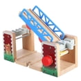 thumbnail image 1 of Wood Railway Bridge for Railroad Tracks Wooden Train Tracks Accessories Lift Bridge Wooden Track Train Toys, 1 of 3