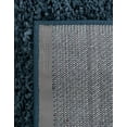 thumbnail image 6 of Unique Loom Everyday Shag Collection Area Rug - Solid (3' 3" Square Navy Blue), 6 of 6