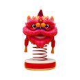 thumbnail image 1 of Yimiti Creative Spring Lion Dance Car Lion Hand For National Tide Small Decoration,Red, 1 of 8