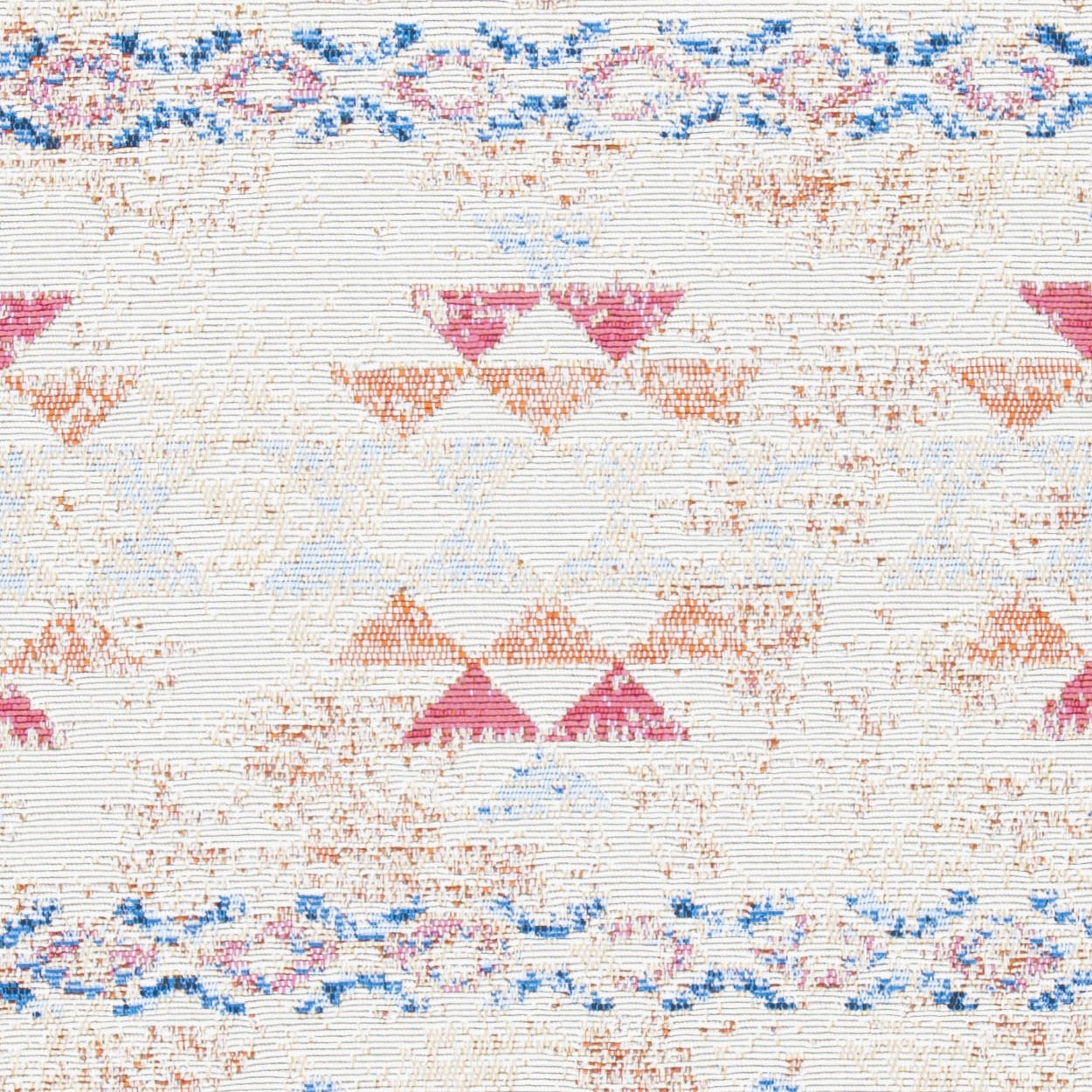 Safavieh Summer Donella Outdoor Boho Distressed Area Rug, Ivory/Red, 5'3" x 7'6" - image 5 of 6