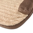 thumbnail image 5 of Vibrant Life Large Round Corner Sofa Style Dog Bed, Brown, 32" x 42", 5 of 6