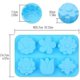 thumbnail image 2 of 3 moldes de silicona con forma de flor de 6 cavidades, juego de tulipanes mixtos de silicona, molde de margarita, 6 estilos de flores, 2 of 5