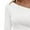 White, variant on Miluxas Women's Fall Shirts Solid Color Casual Long Sleeve Loose off Shoulder Pullovers Tops White XS(XS)