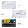 thumbnail image 2 of Yayeee Kitchen Hanging Hand Towels Set of 2 with Loop Bathroom Absorbent Tie Towel, Modern Cocktails, 2 of 7