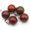 Red, variant on 14mm Round Ball Pendant Charm Natural Stone Healing Bead for Delicate Jewelry Making-Red Obsidian-5PCS