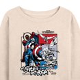 thumbnail image 3 of Marvel Captain America: Brave New World - Ink Grid - Women's French Terry Pullover Sweatshirt, 3 of 5