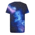 thumbnail image 4 of HomeDM Mens Crew Neck T Shirts Casual Graphic Tees Summer Short Sleeve Casual Pullover Shirt, Size 3XL, 4 of 5