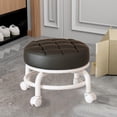 thumbnail image 6 of Sahpxhe Step Stool Low Stool with Castor Wheeled for Home,360° Rolling Lightweight Plastic Mobile Seat,Multi-Use for Shoe Changing,Sewing,Diy Black, 6 of 9