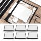 thumbnail image 4 of Zipper Pouch, Multipurpose Water Resistant Organizer Storage PVC Zipper Pouch 6pcs For Travel, 4 of 8