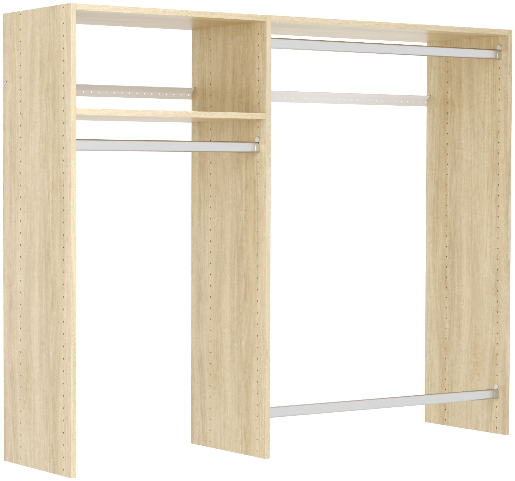 Easy Track Closet 2 Count 48 in. White Vertical Panels - RV1447