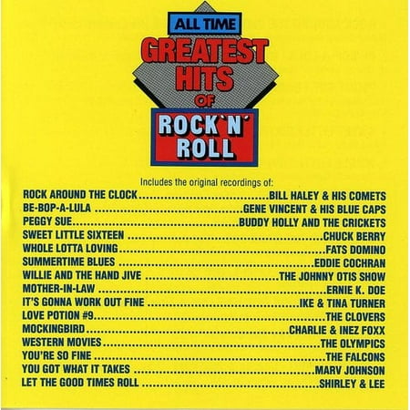 Various Artists - All Time Greatest Rock N Roll / Various - Rock N' Roll Oldies - CD