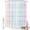Pink Blue Green, variant on Shower Curtain Watercolor Check Shower Curtains for Bathroom Decor, Waterproof Polyester Shower Curtain Set with Hooks, Small Stall Size 36" x 72" Yellow Pink Blue Green