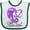 White and Green, variant on Inktastic Care, Support, Cure- Alzheimers Awareness Boys or Girls Baby Bib