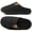 Black, variant on Ecetana Men's Slippers Comfortable Memory Faux Fur Slippers Warm Home Shoes Non-Slip Wear-Resistant Slippers